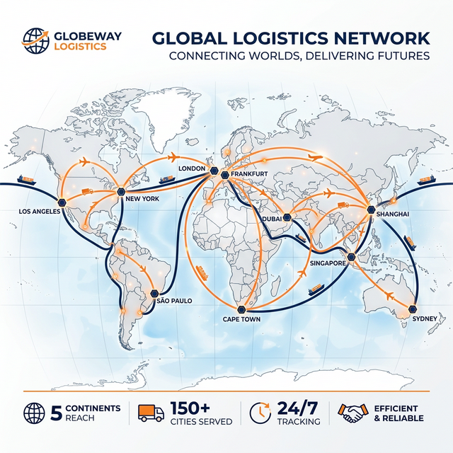 Global Logistics Network Map